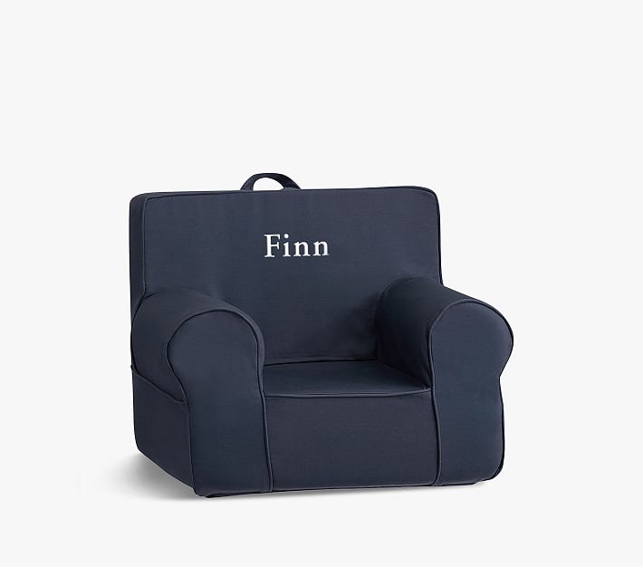 My First Anywhere Chair®, Dark Blue Twill Slipcover Only Pottery Barn Kids