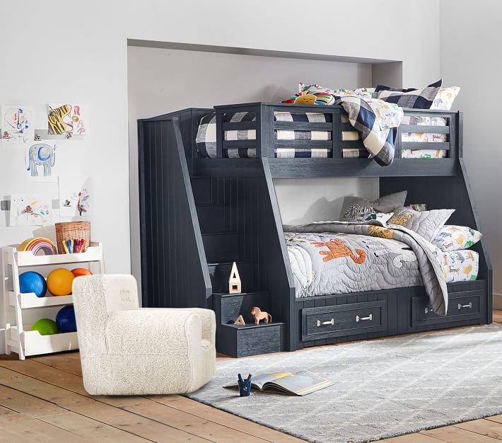 Cream Sherpa Anywhere Chair® Kids Armchair Pottery Barn Kids