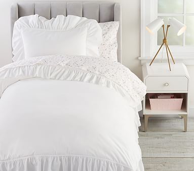 twin ruffle duvet cover