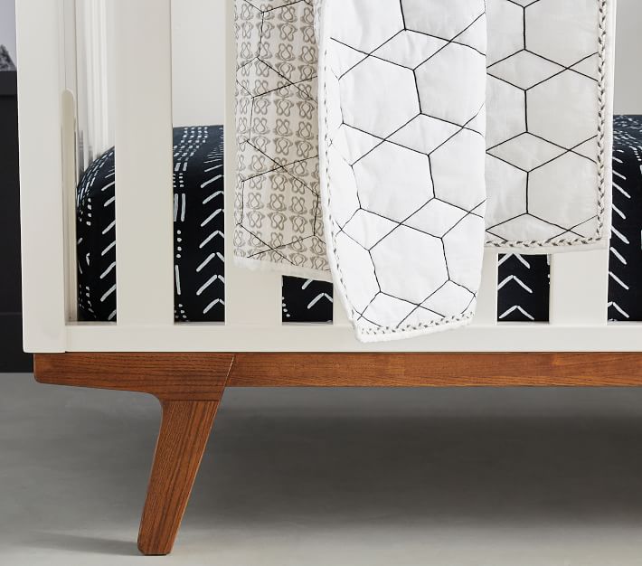 west elm x pbk Modern 4in1 Convertible Crib Pottery Barn Kids