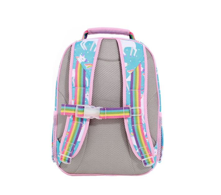 Mackenzie Aqua Unicorn Parade Backpacks | Pottery Barn Kids