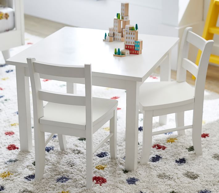 childrens table and chair sets pottery barn