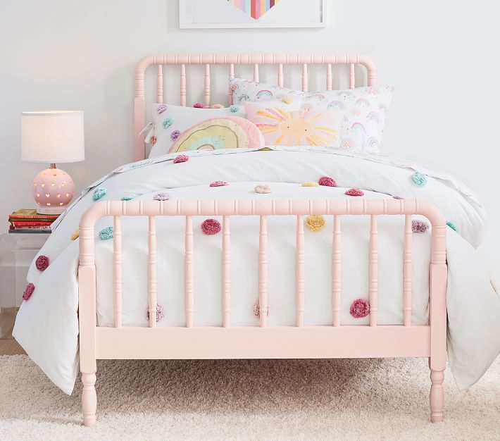Zoey PomPom Duvet Cover & Shams Pottery Barn Kids