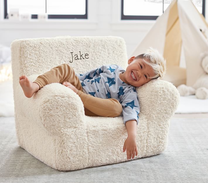 my first cream sherpa anywhere chair