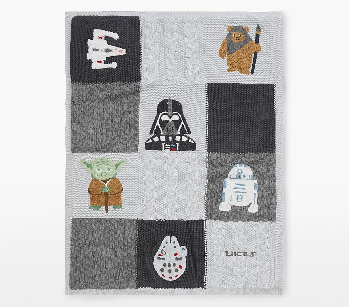 Star Wars™ Patchwork Baby Blanket Pottery Barn Kids