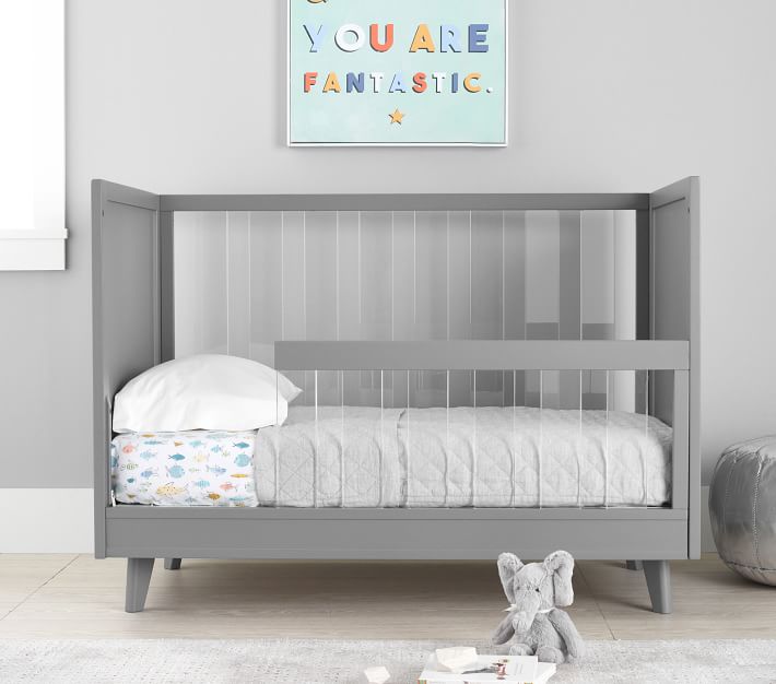 Sloan Acrylic Toddler Bed & Conversion Kit | Pottery Barn Kids