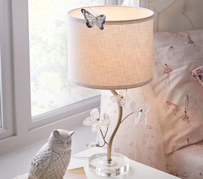 butterfly lamp pottery barn