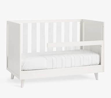 Sloan Acrylic Toddler Bed Conversion Kit, Simply White, Standard Parcel