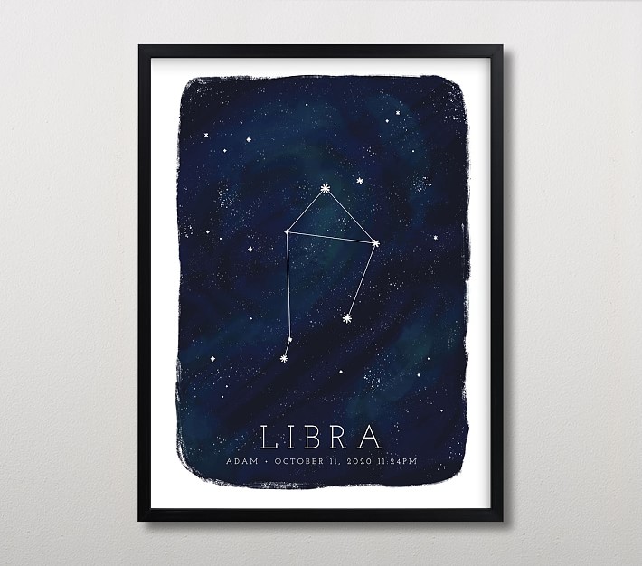 Minted® Zodiac Constellation Libra Wall Art by Ashley Presutti Beasley