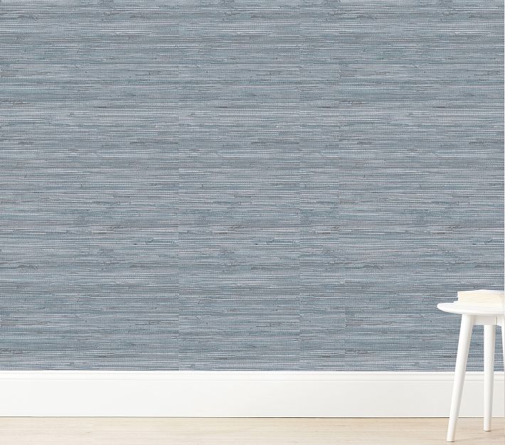 Seagrass Peel & Stick Wallpaper, Natural Pottery Barn Kids