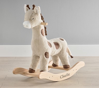 pottery barn llama rocker