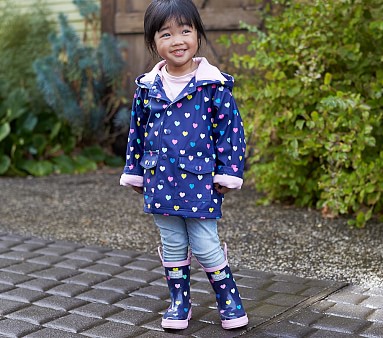 Multi Hearts Raincoats | Pottery Barn Kids
