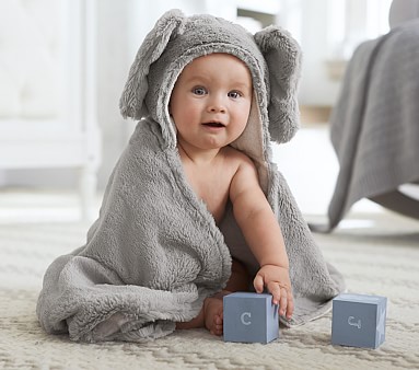 hooded shower towel