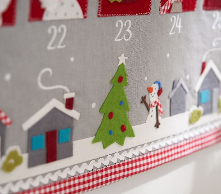 Quilted Kids Advent Calendar Pottery Barn Kids