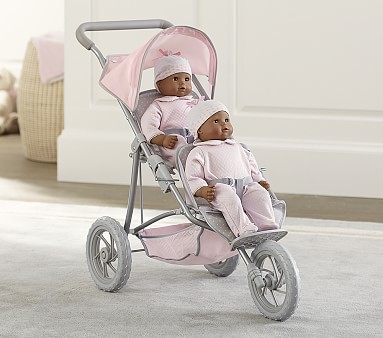 twin doll double stroller