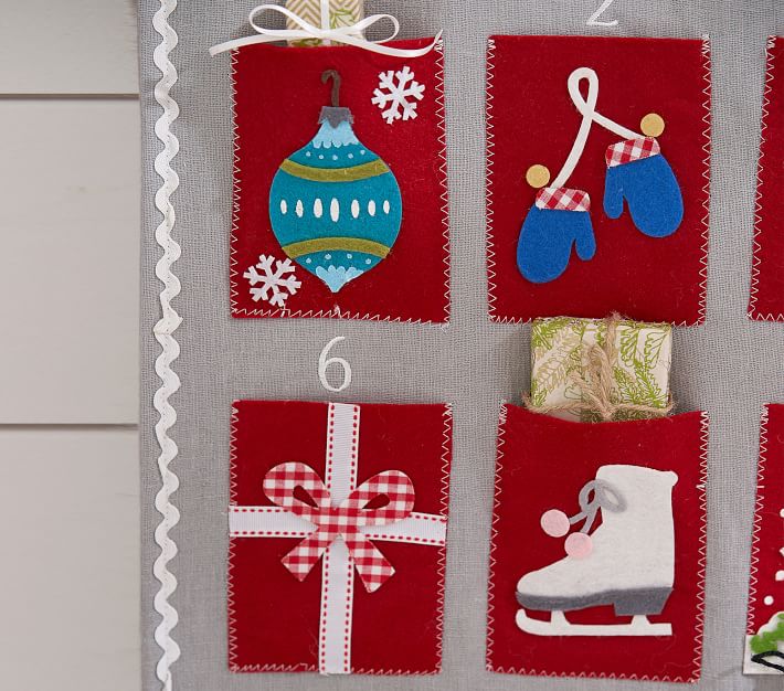 Quilted Kids Advent Calendar Pottery Barn Kids