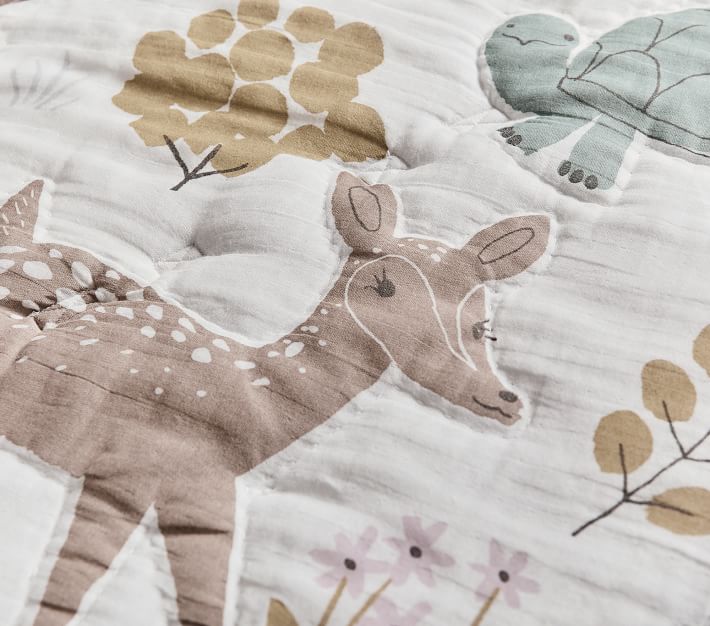 Dakota Woodland Muslin Travel Play Mat 