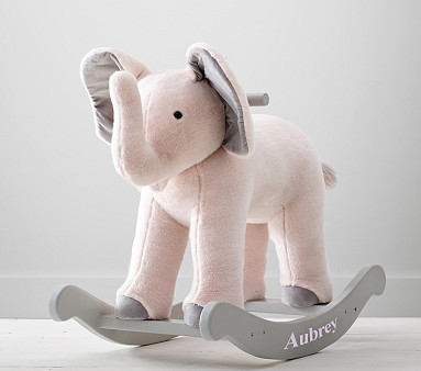 elephant critter nursery rocker