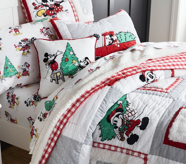 disney quilt cover christmas