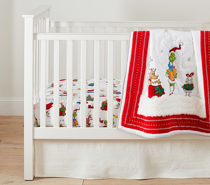 Dr. Seuss's The Grinch™ Baby Quilt Pottery Barn Kids