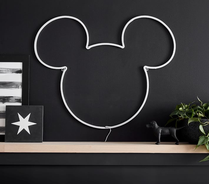 neon mickey mouse light