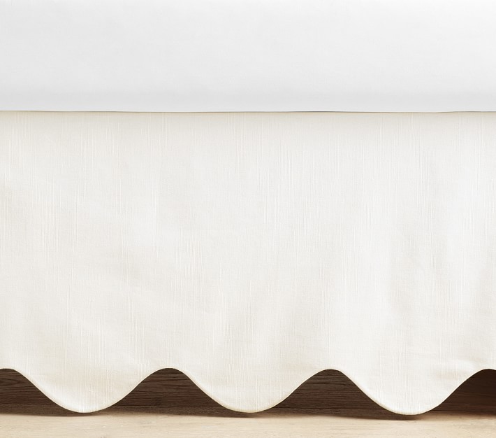 Scalloped Bed Skirt Pottery Barn Kids