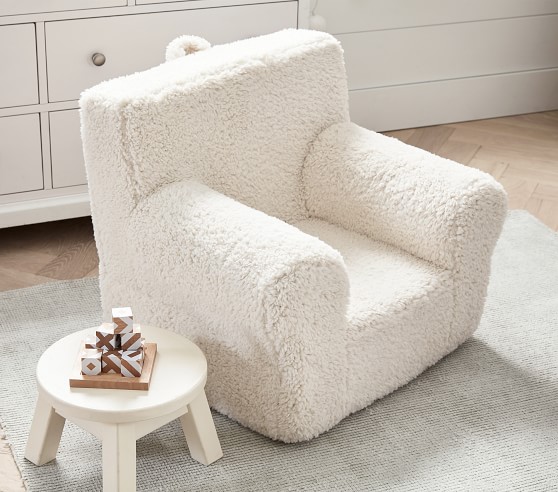 pottery barn sherpa chair