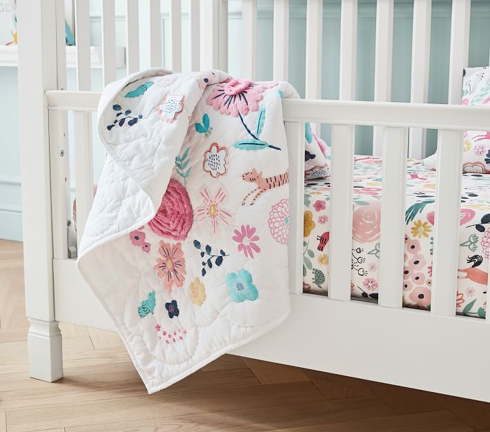 Sasha's Garden Baby Bedding Pottery Barn Kids