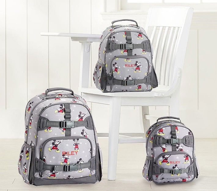 Mackenzie Gray Disney Mickey Mouse Backpacks Pottery Barn Kids