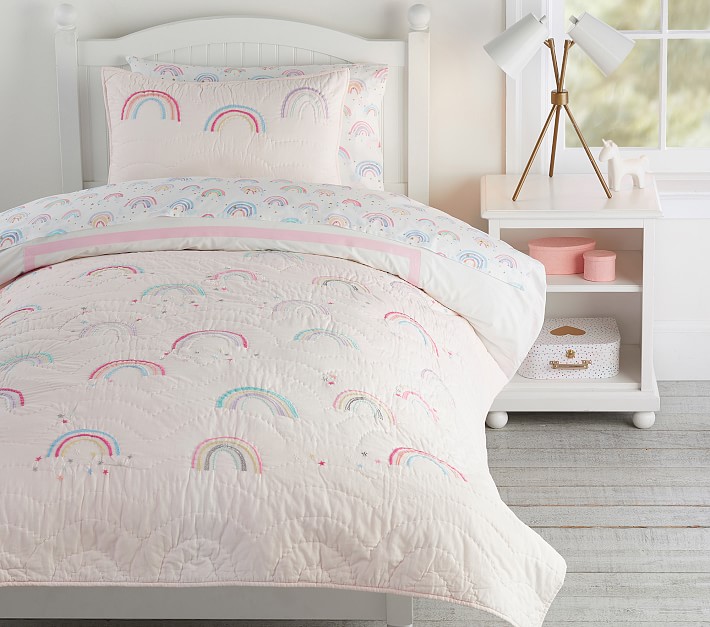 pottery barn rainbow duvet cover