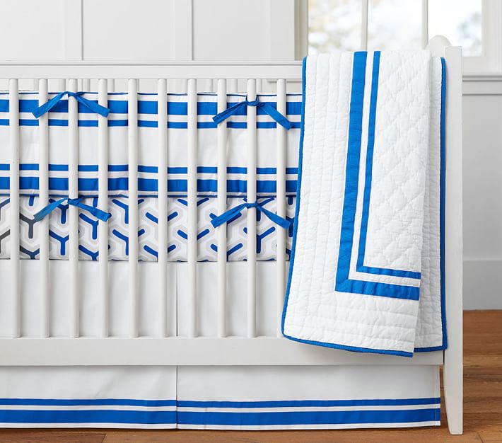 Harper Geo Crib Bedding Set Pottery Barn Kids