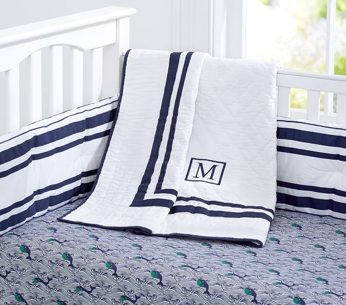 Summer Whale Crib Bedding Set Pottery Barn Kids