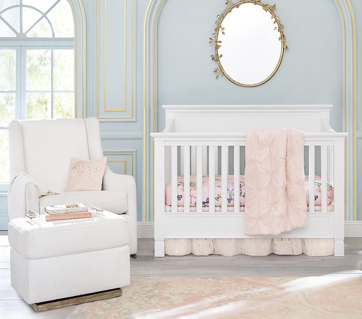 Merced Nursery Glider & Ottoman Pottery Barn Kids