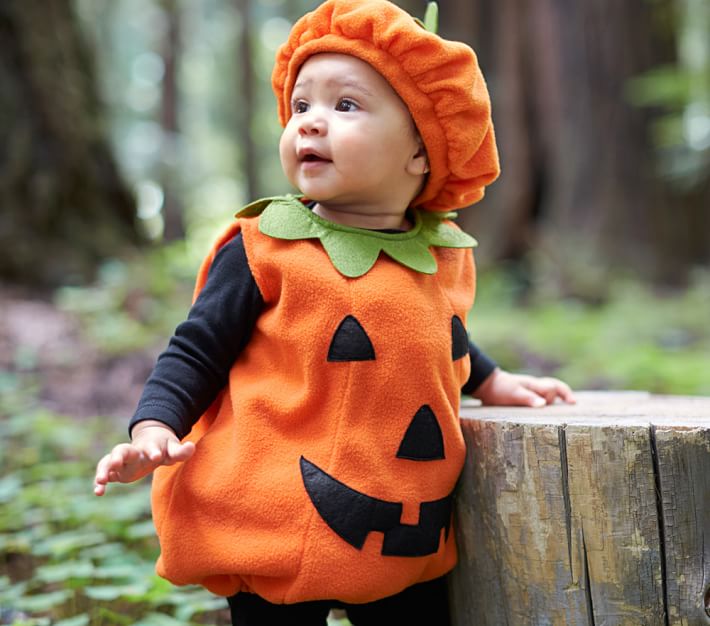 Baby Pumpkin Halloween Costume | Pottery Barn Kids