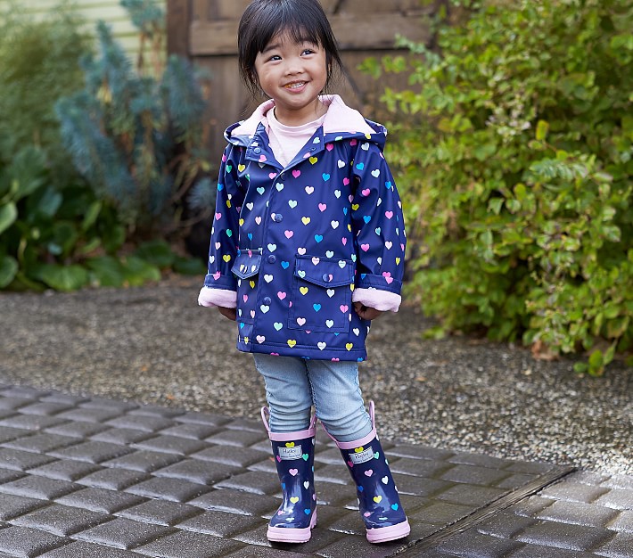 hatley navy raincoat