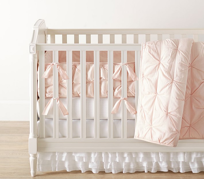 pottery barn cot bumper