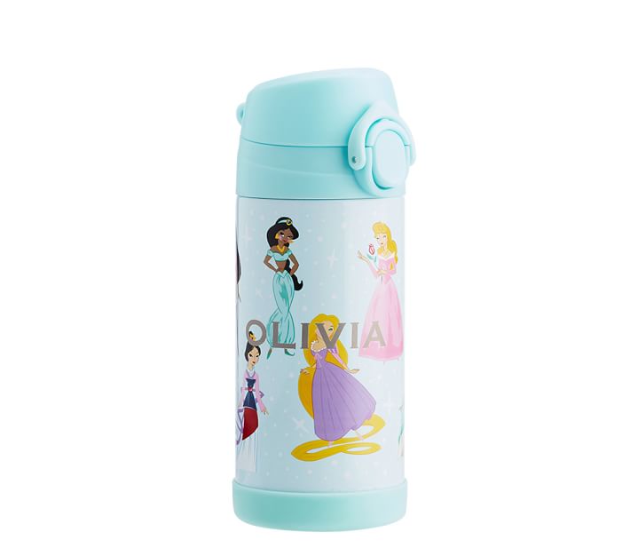 Mackenzie Aqua Disney Princess Kids Water Bottles & Thermos Pottery