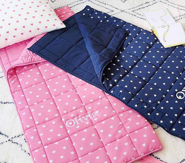 Printed Sleeping Bags Pottery Barn Kids