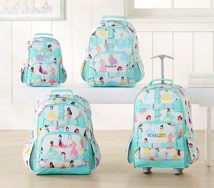 Mackenzie Aqua Disney Princess Backpack | Pottery Barn Kids