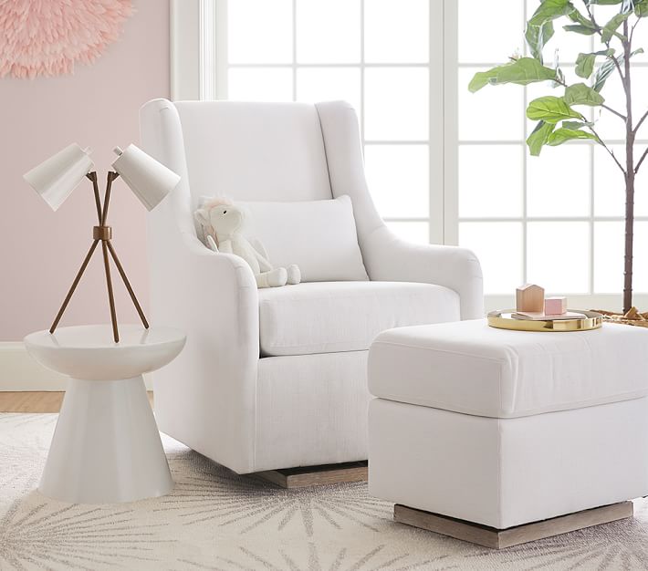 Merced Nursery Glider & Ottoman Pottery Barn Kids
