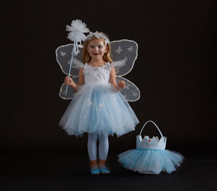 Toddler Light Up Blue Butterfly Magical Fairy Halloween Costume Pottery Barn Kids