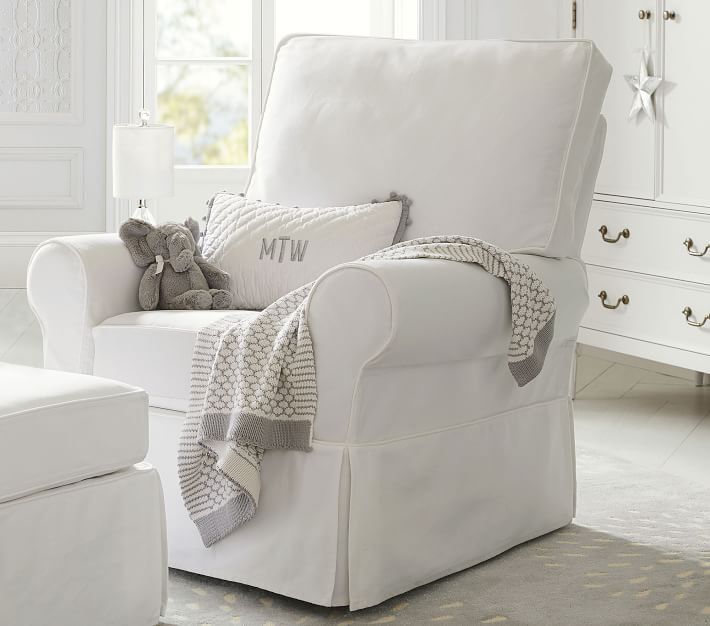 PB Kids® Comfort Swivel Nursery Glider & Ottoman Pottery Barn Kids