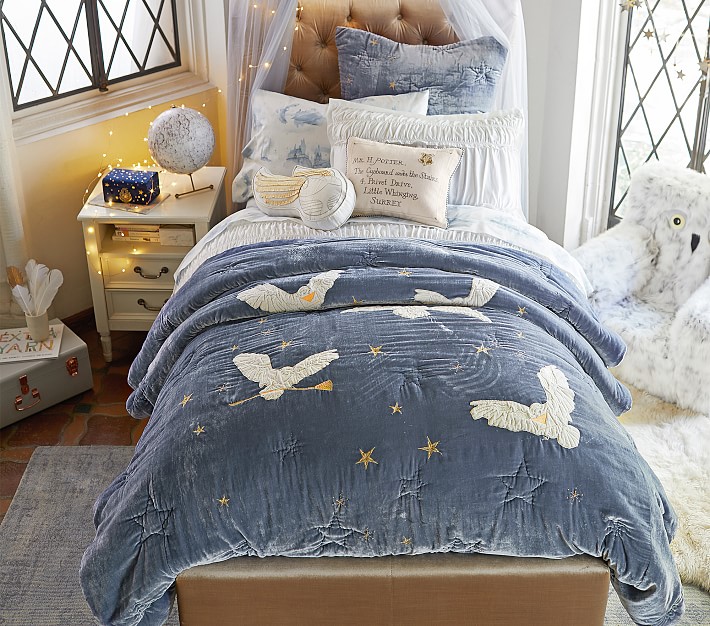 harry potter owl quilt cover set