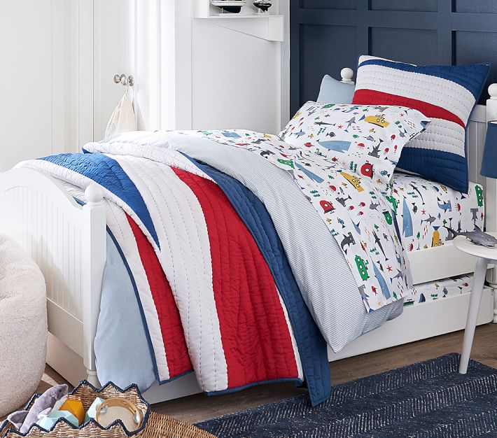 Organic Ocean Explorer Kids' Sheet Set Pottery Barn Kids
