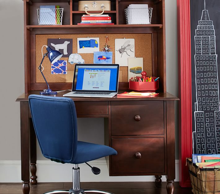 Catalina Kids Storage Desk & Tall Hutch Pottery Barn Kids