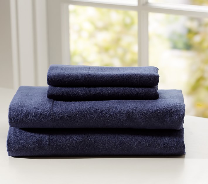 Flannel Sheet Set & Pillowcases Pottery Barn Kids