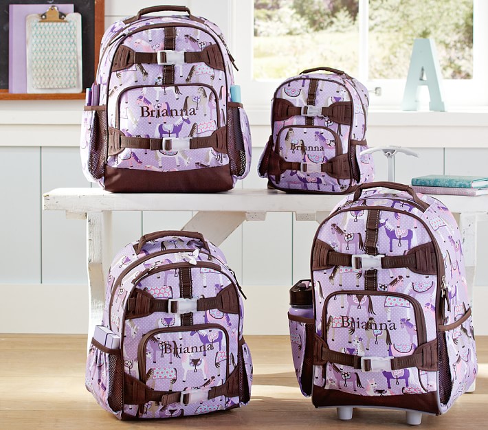 Mackenzie Lavender Horse Backpacks Pottery Barn Kids