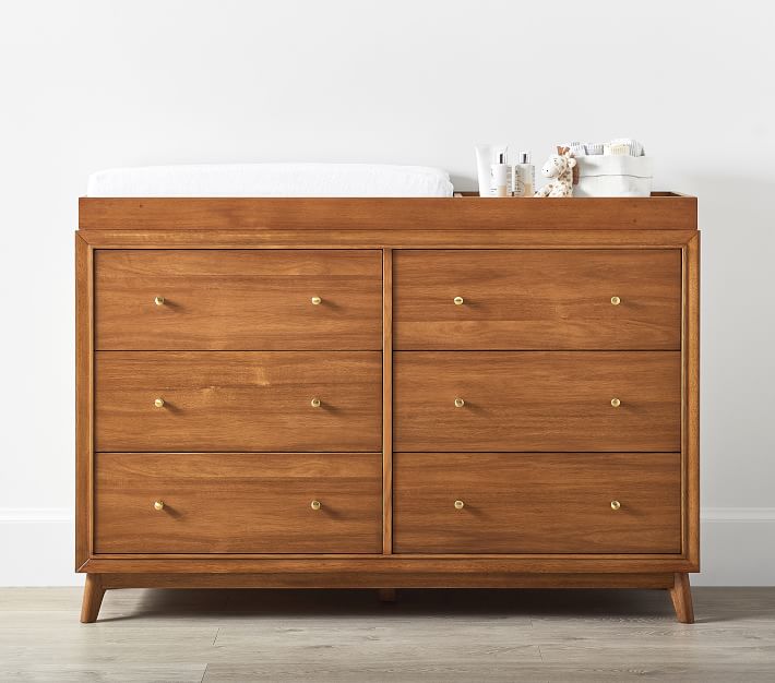 Sloan Extra Wide Changing Table Dresser & Topper Pottery Barn Kids