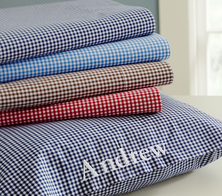 gingham sheets full