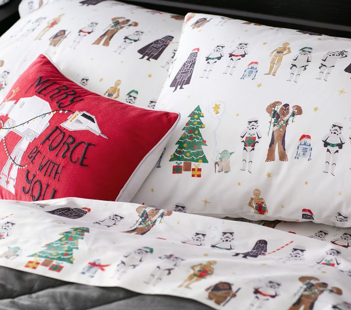 THE FORCE Handmade Cotton Flannel Pillowcase Standard/Queen AwesomeSTAR WARS 